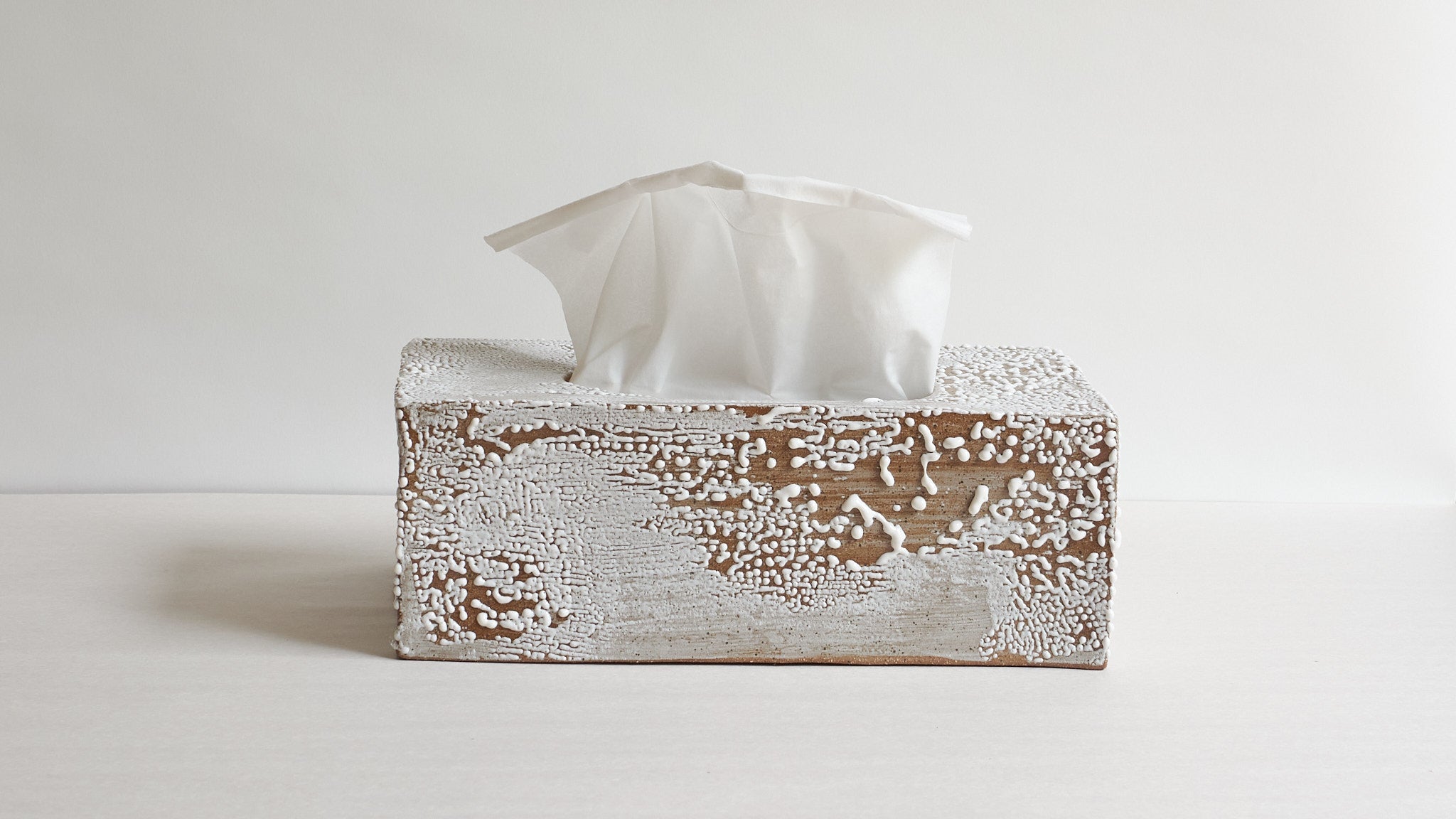 Ceramic tissue box