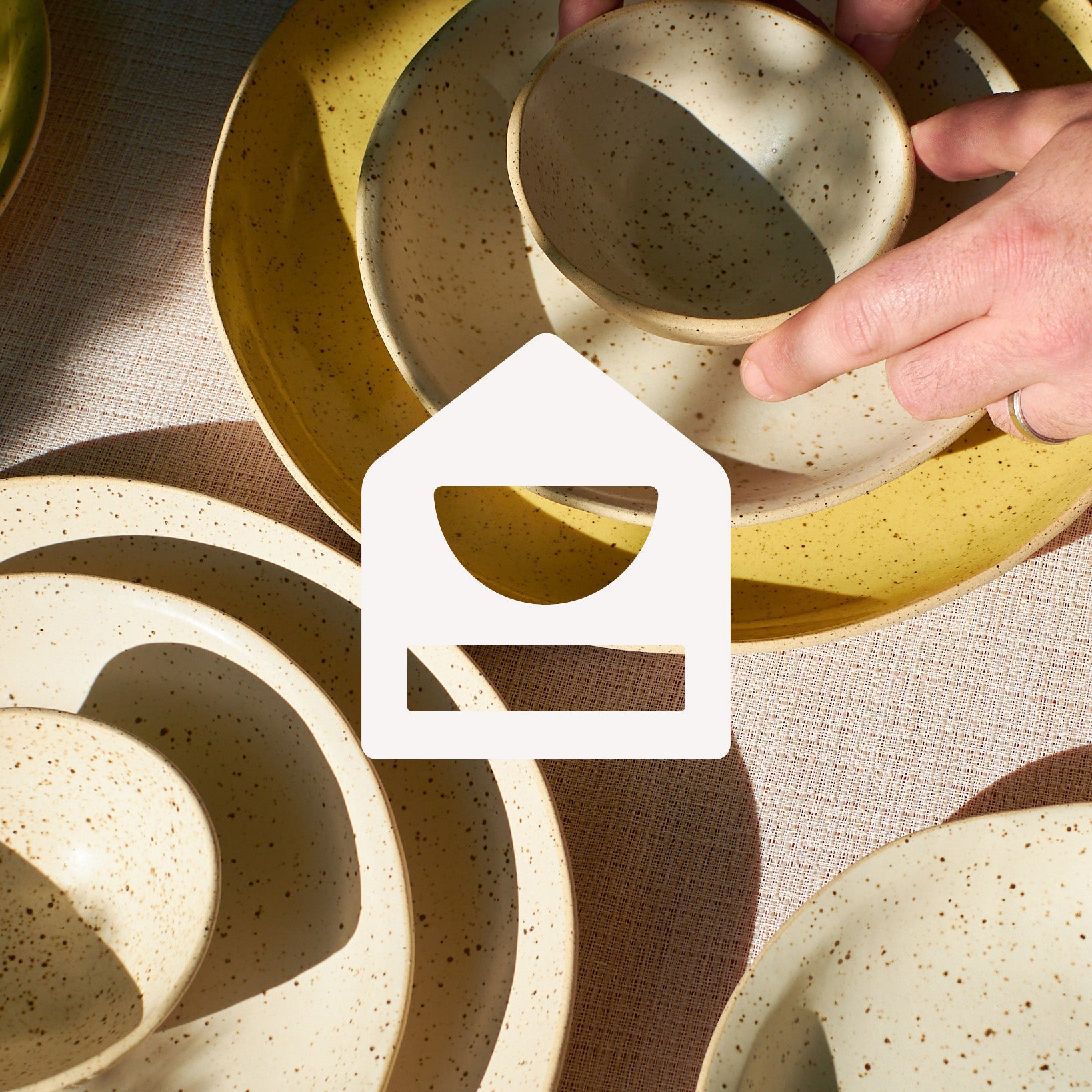 Lola Cera speckled ceramic bowls