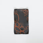 Authentic Japanese ceramic sushi plate in black.